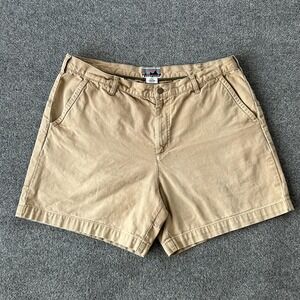 Patagonia Stand Up Shorts Mens 38 Beige Canvas Chino Workwear 7 Inseam Vintage